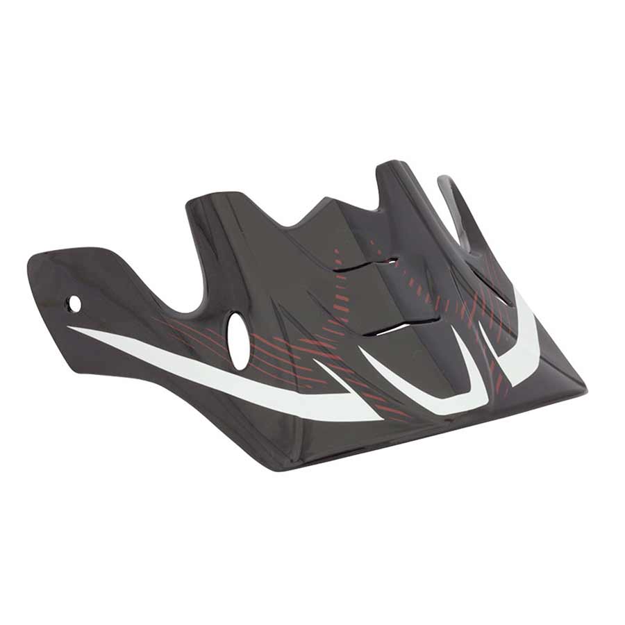 evil motorcycle helmets Pryme Evil Visor for Full Face Helmet - Black/Red