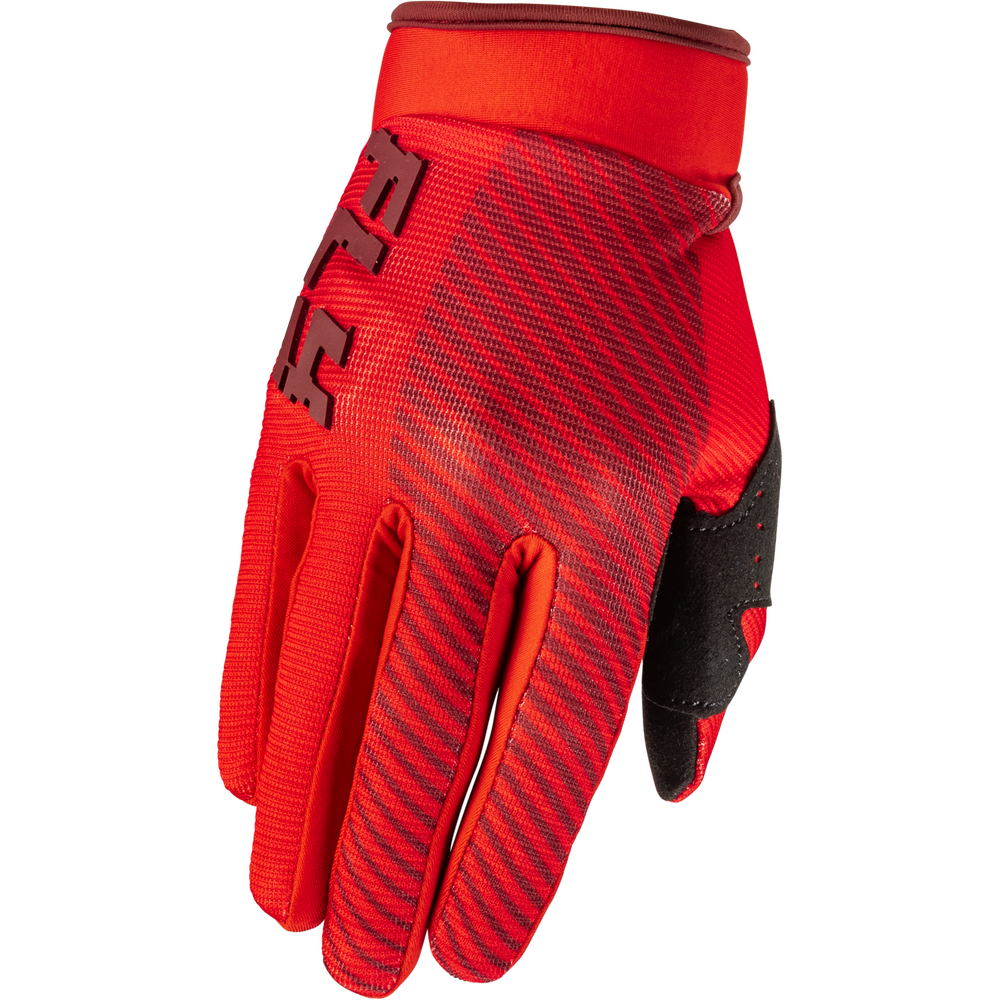 Fly F-16 BMX Gloves - Size 5 / Youth Medium - Red