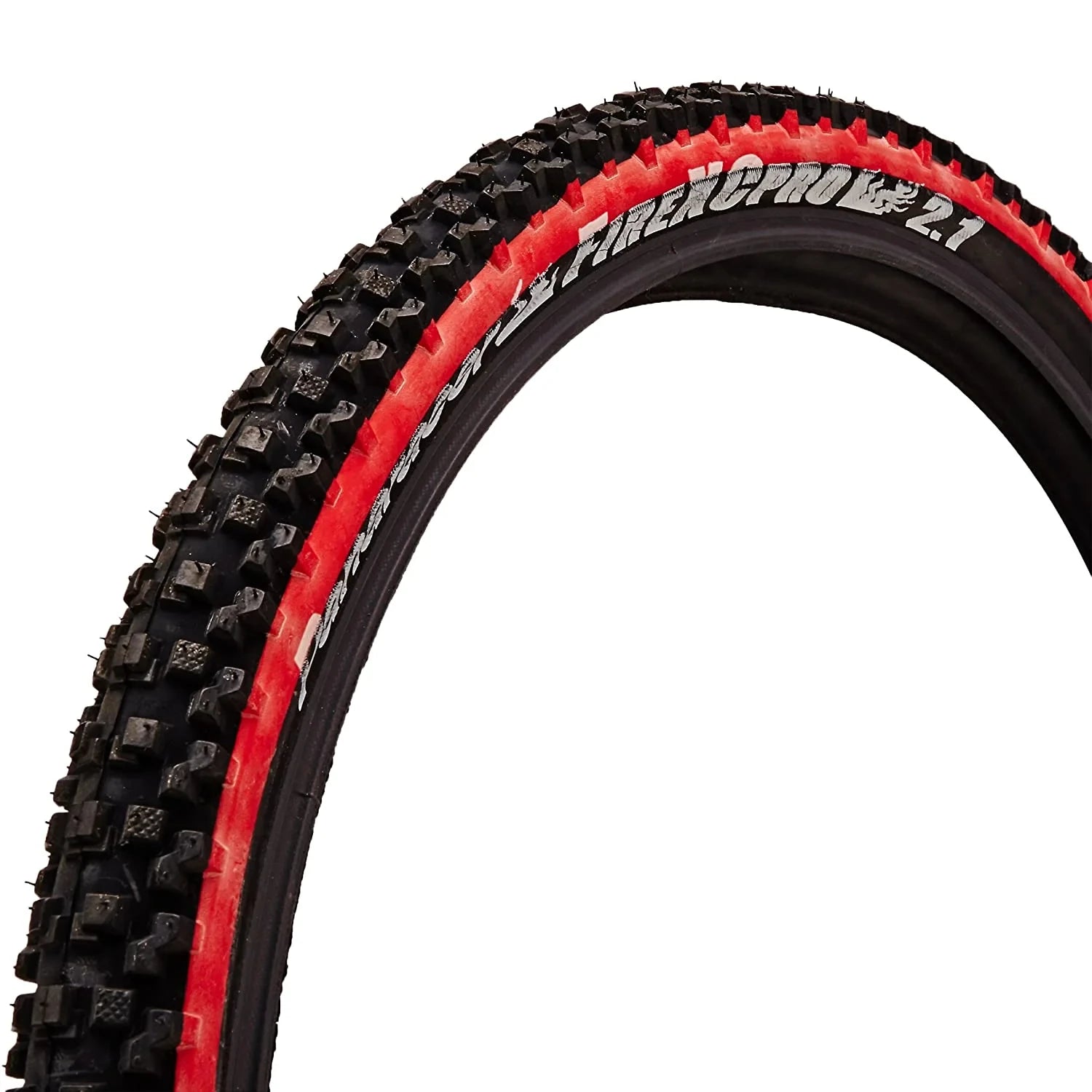 26x2.10 Panaracer Fire XC Pro MTB ATB Tire Black Red BMXGuru
