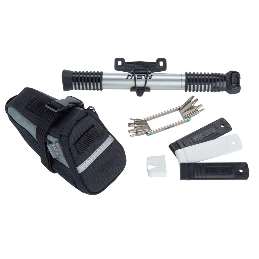 MSW Ride and Repair Kit with Seatbag and Airlift Mini Pump