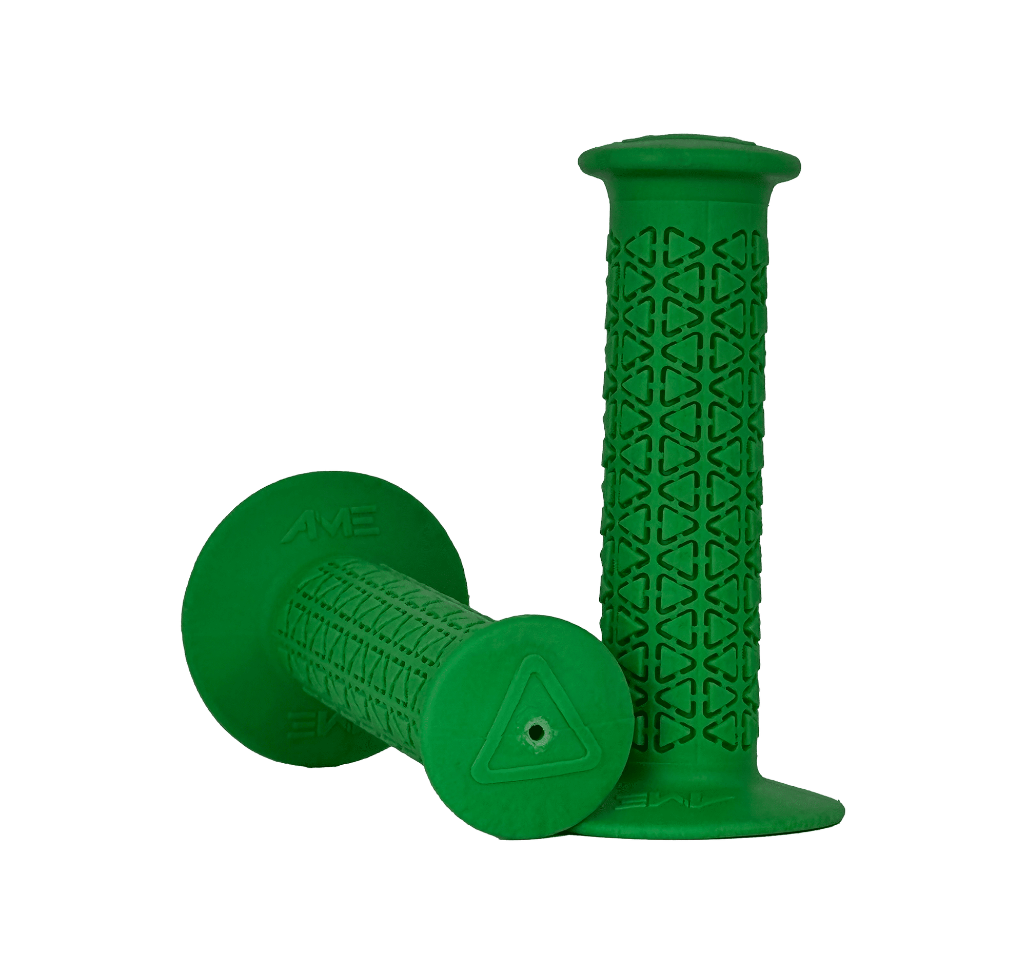AME Rounds BMX Grips - Green - USA Made