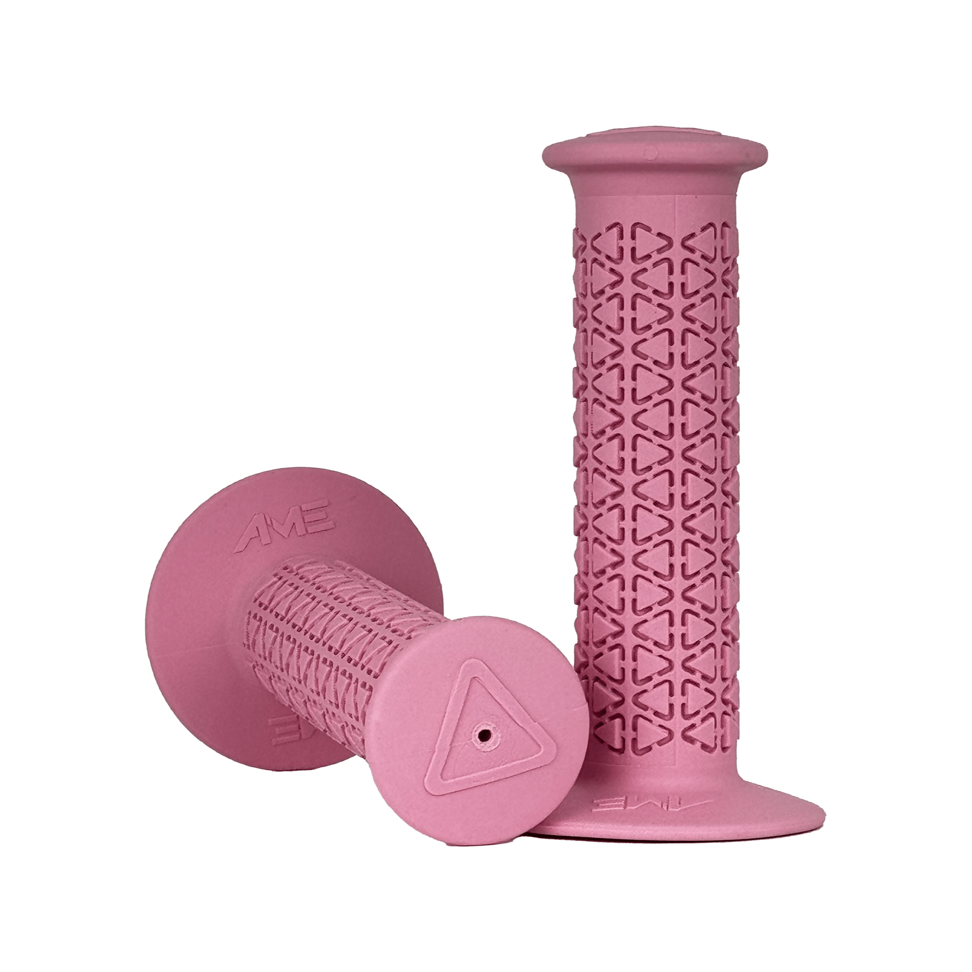 AME Rounds BMX Grips - Pink - USA Made