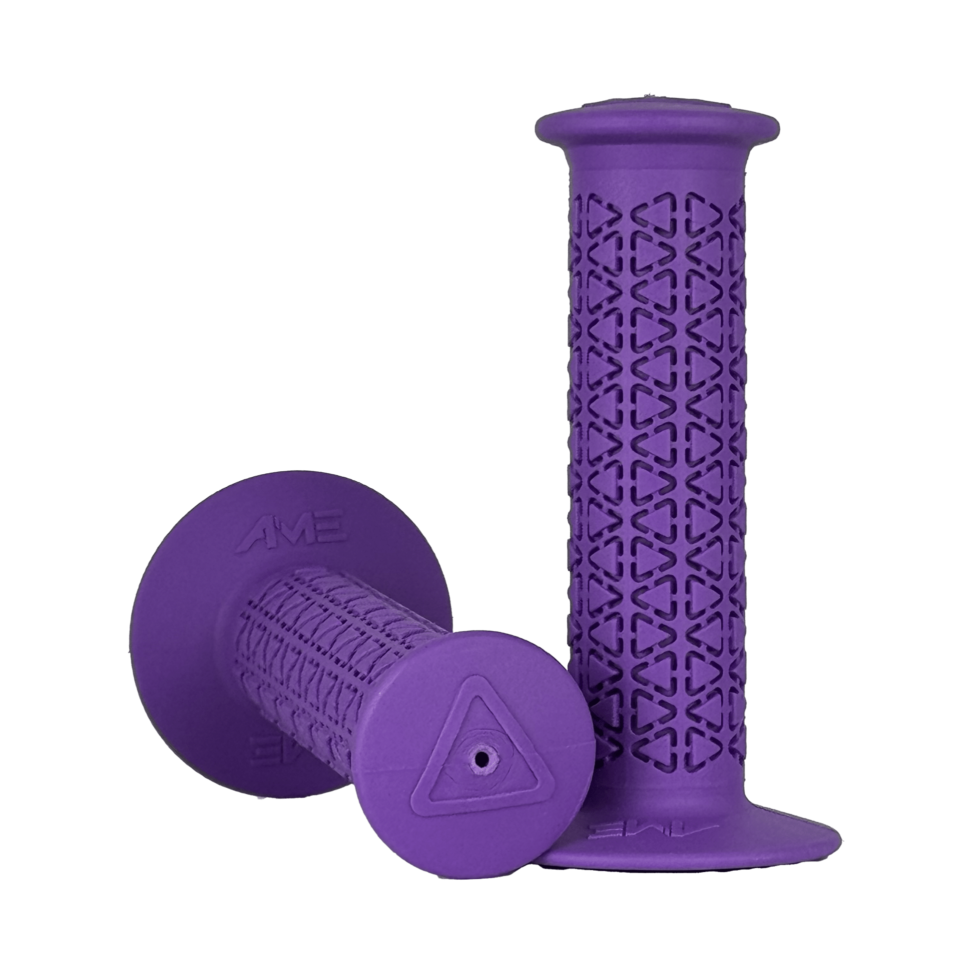 AME Rounds BMX Grips - Purple - USA Made