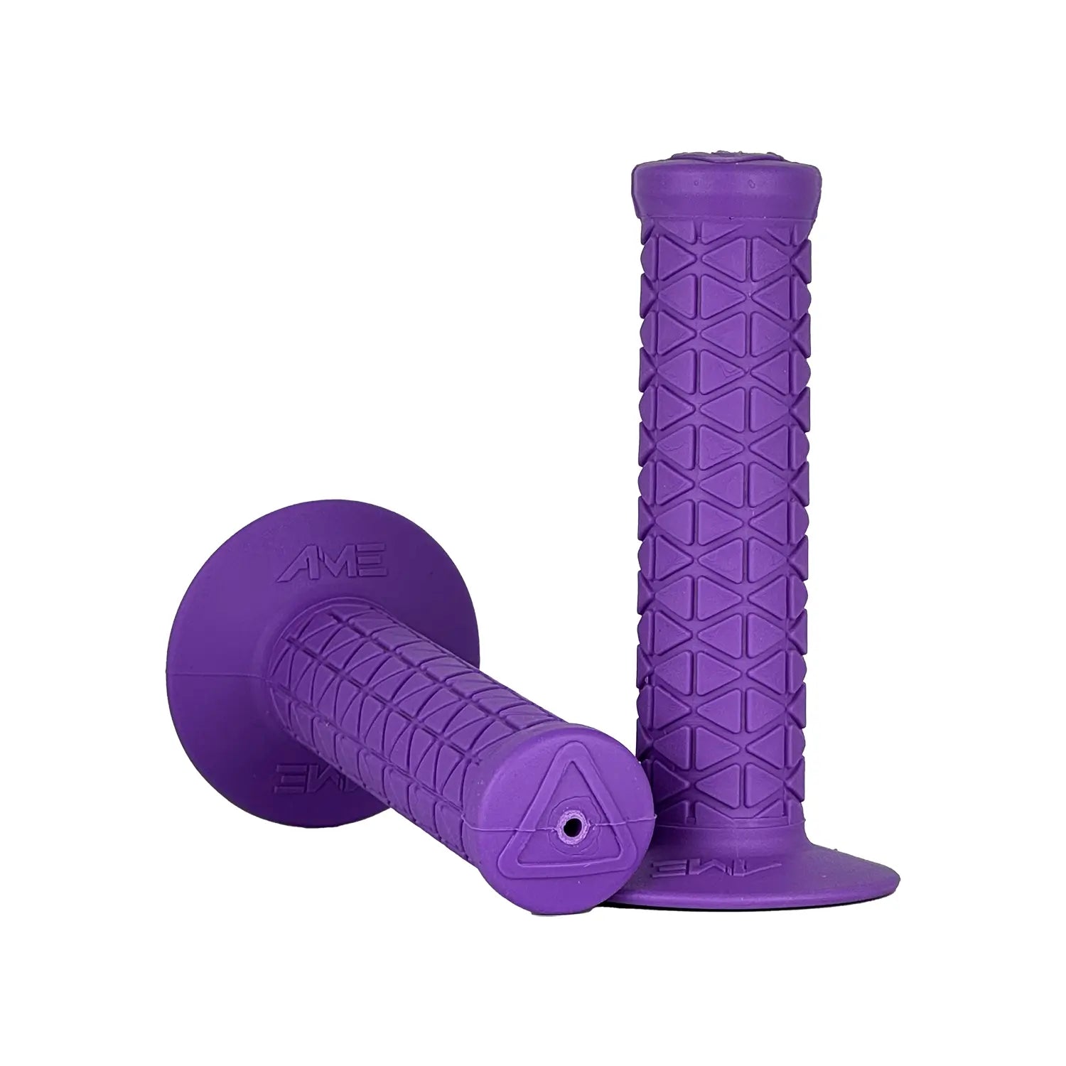 AME Triangle BMX Grips - Purple - USA Made