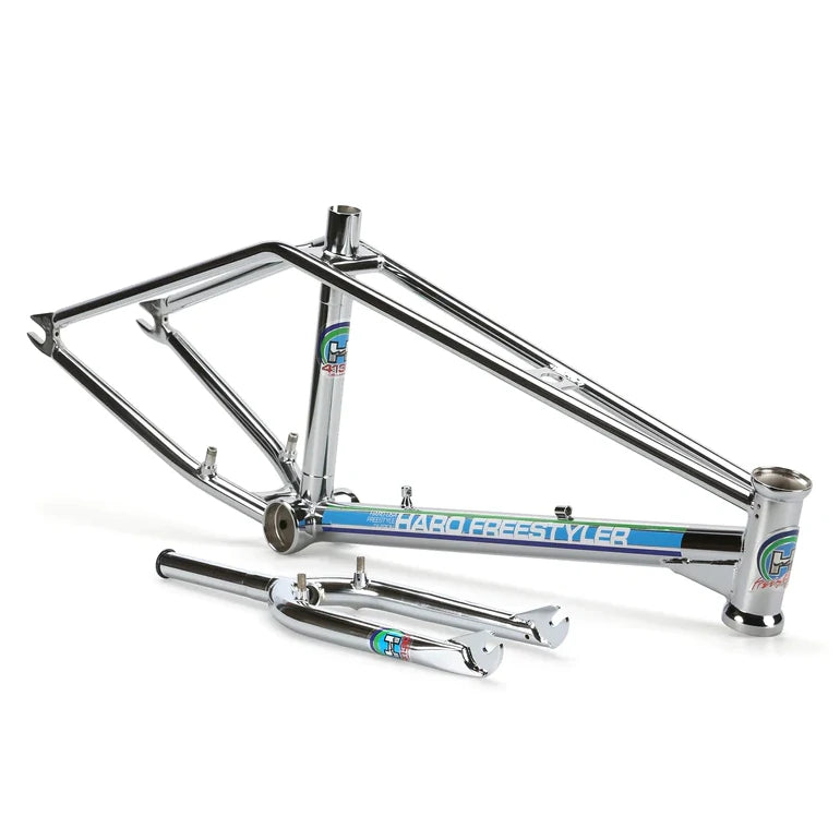 Haro Lineage Freestyler BMX Frame + Fork Set - 20.5"TT - Chrome
