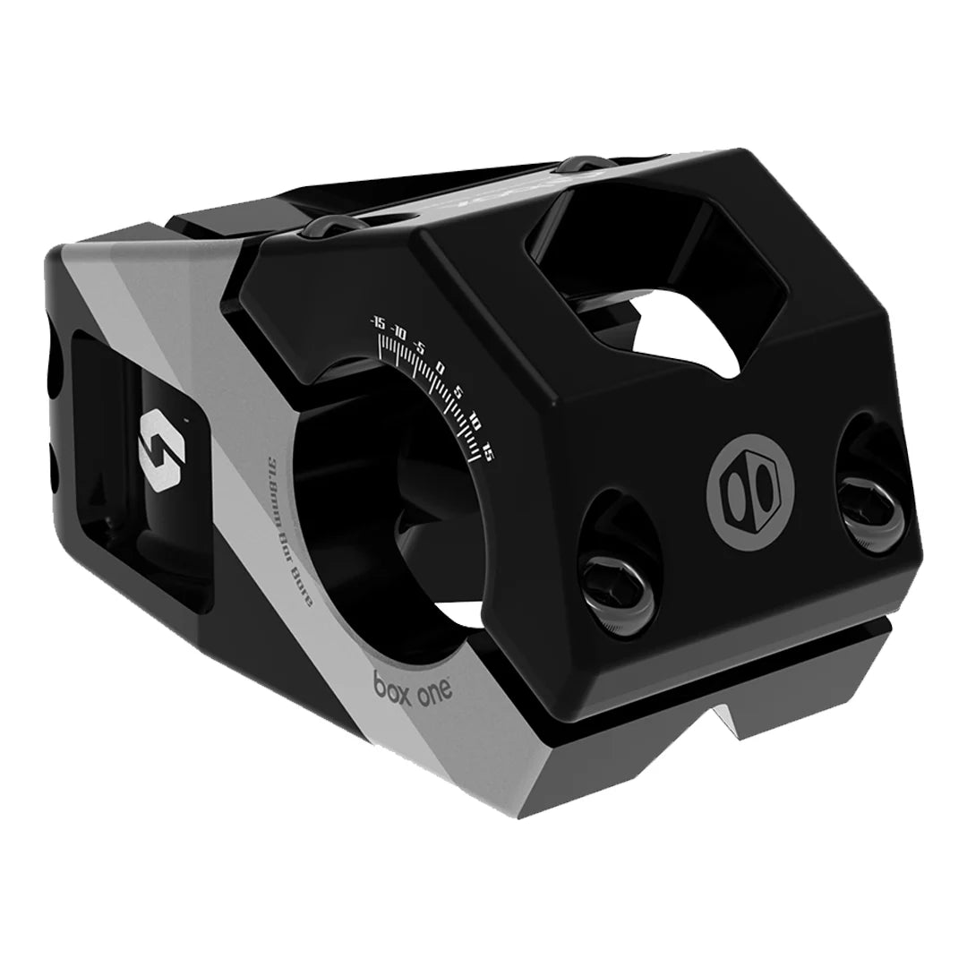 Box One Delta 31.8mm Top Load BMX Stem - 53mm - Black