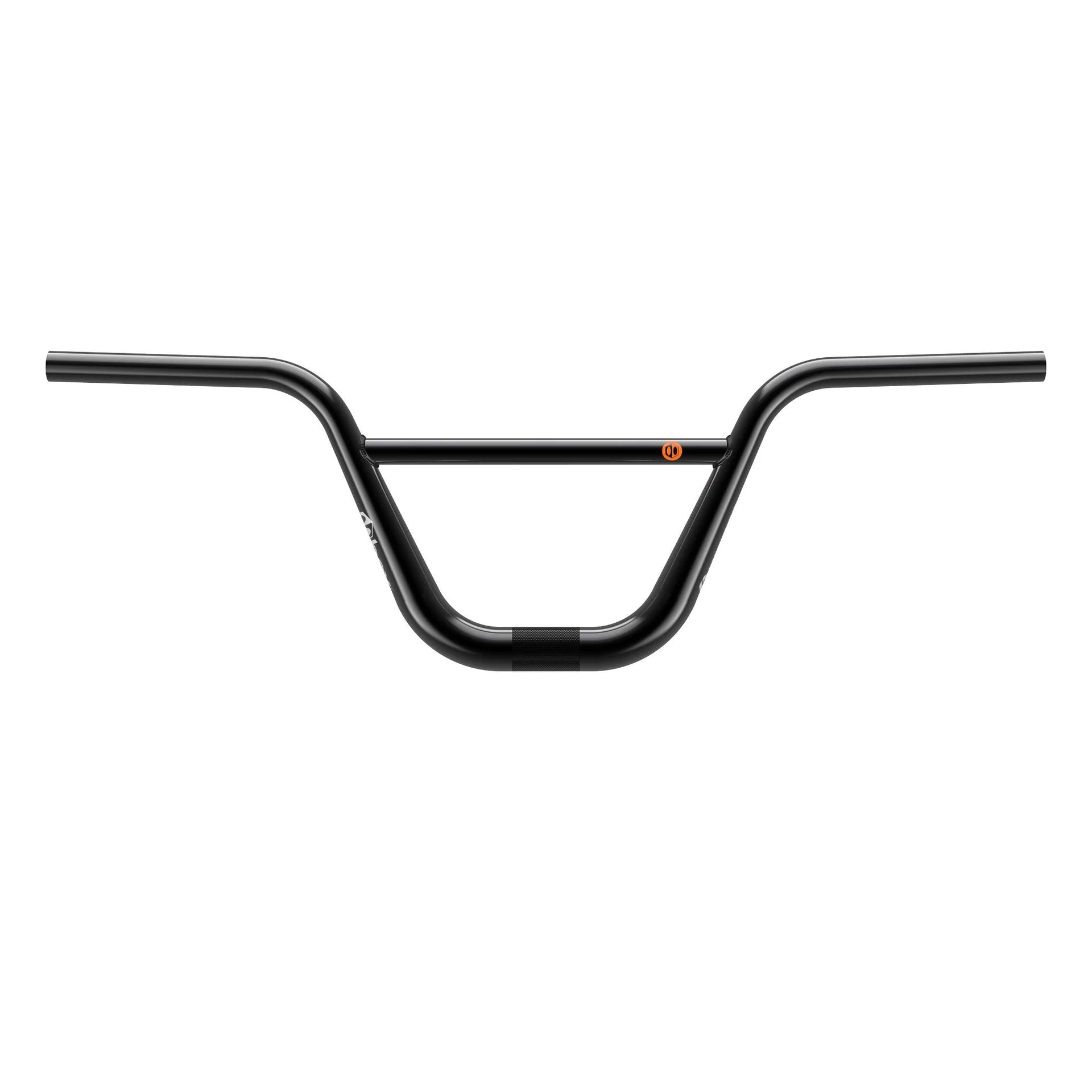 Box One Oversized Chromoly Flat BMX Handlebars - 31.8mm Clamp - 8" tall - Black