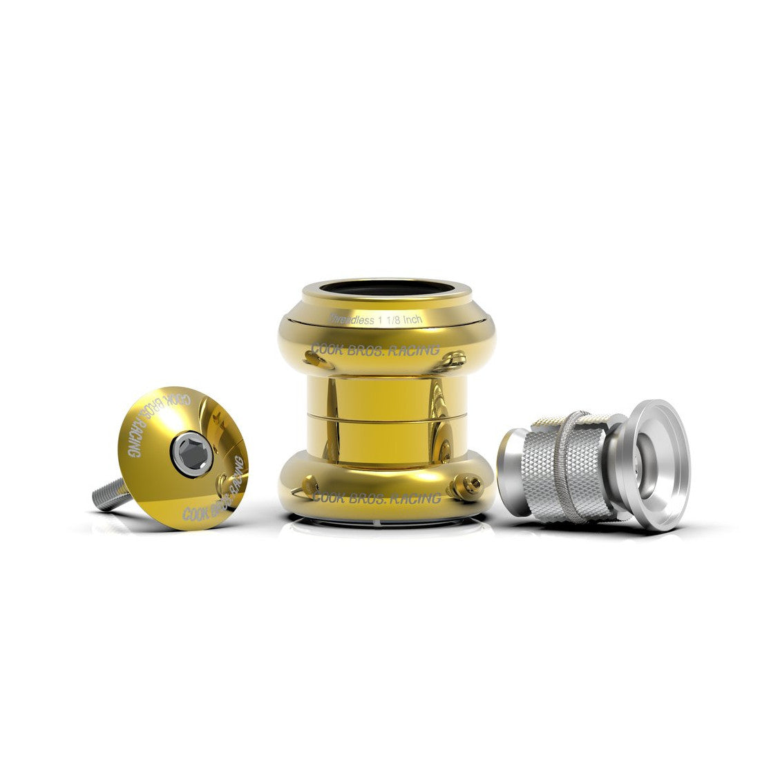 Chris King Nothreadset 1-1/8 inch Silver Chris King NoThreadSet