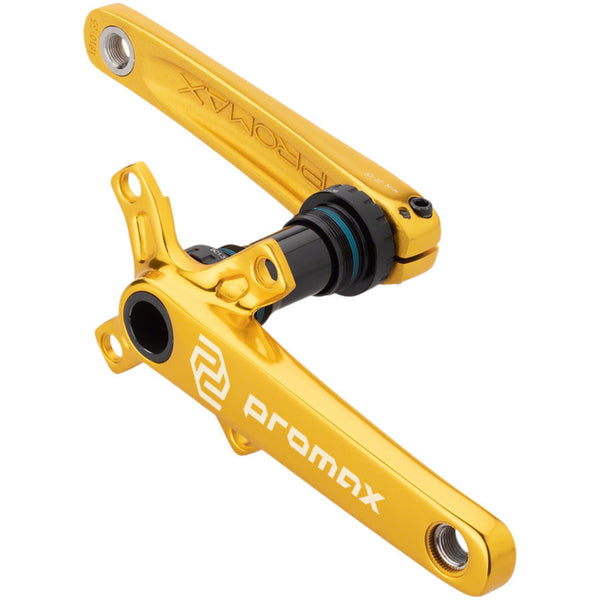 Promax CF2 2piece 24mm BMX Crank w/ Euro BB 170mm Gold BMXGuru