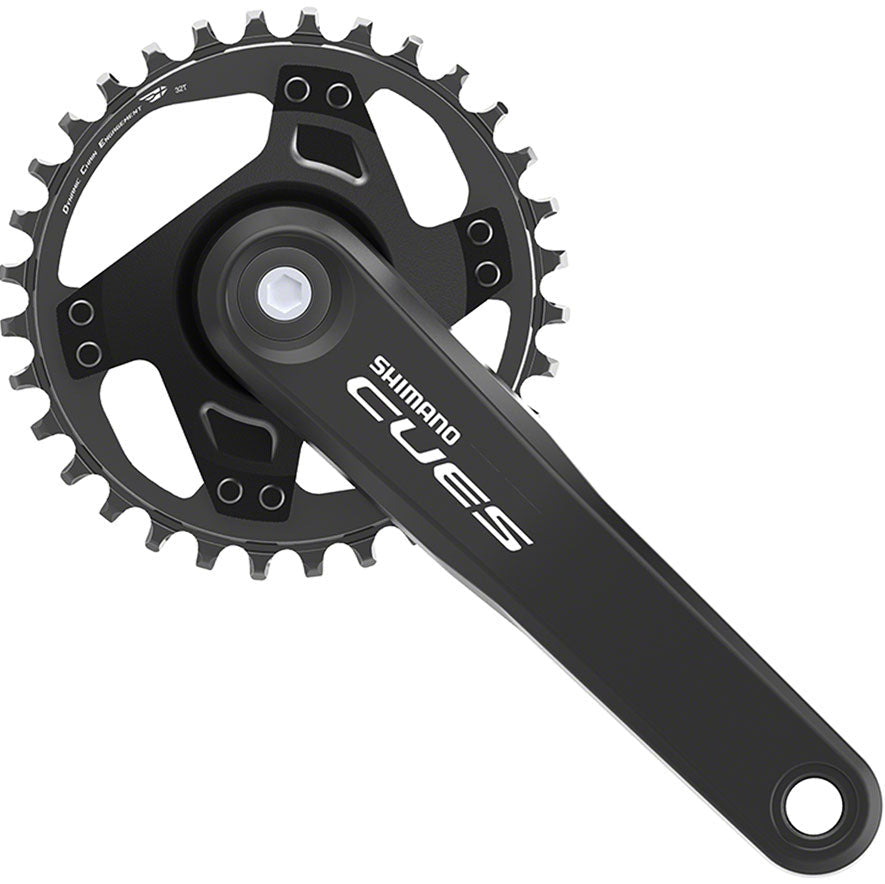 Shimano chainset on a white background