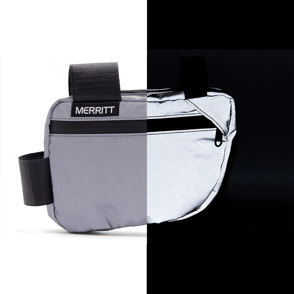 bicycle frame bag bmx Merritt BMX Corner Pocket Frame Bag - Reflective