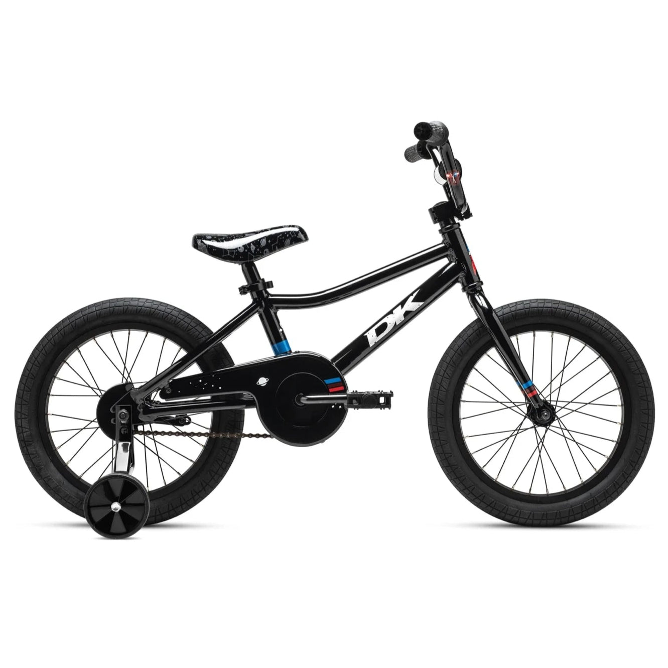 DK Devo 16" Complete BMX Bike - w/ training wheels - Black