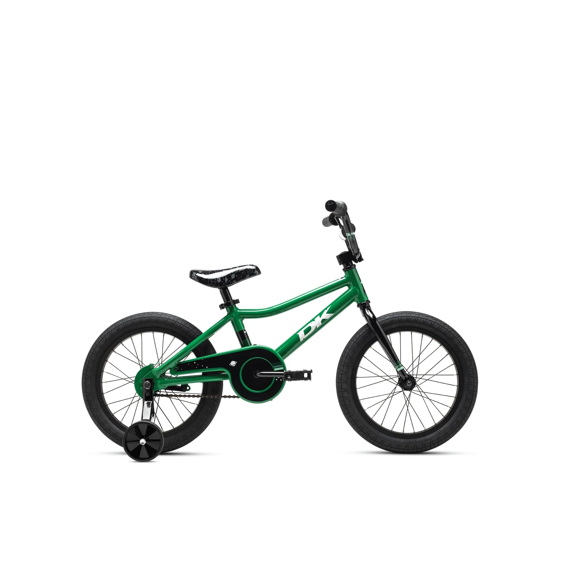 DK Devo 16" Complete BMX Bike - w/ training wheels - Green