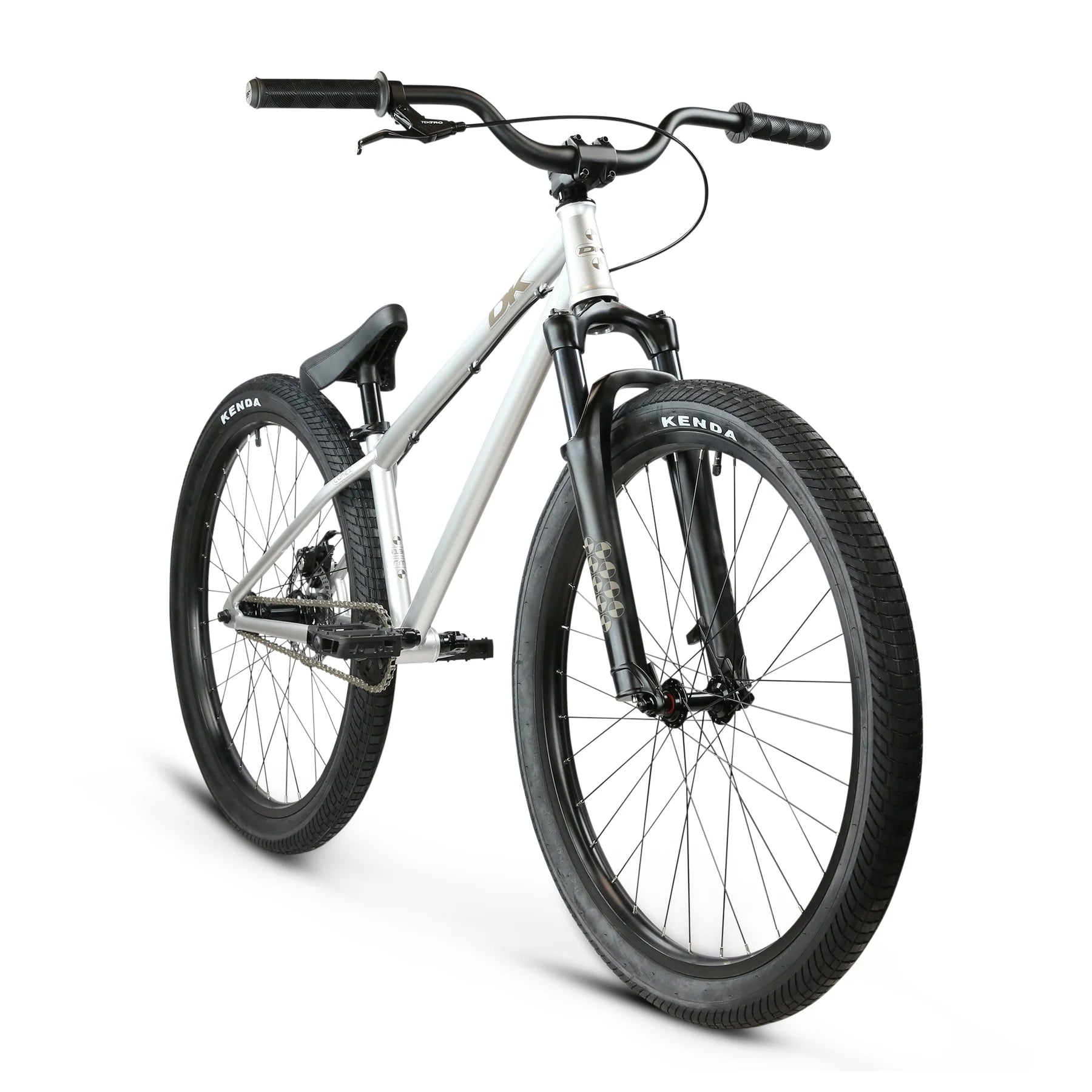 dirt mountainbike shop DK Lunex Dirt Jumper 26" Bike (22.34" Toptube) (Silver)