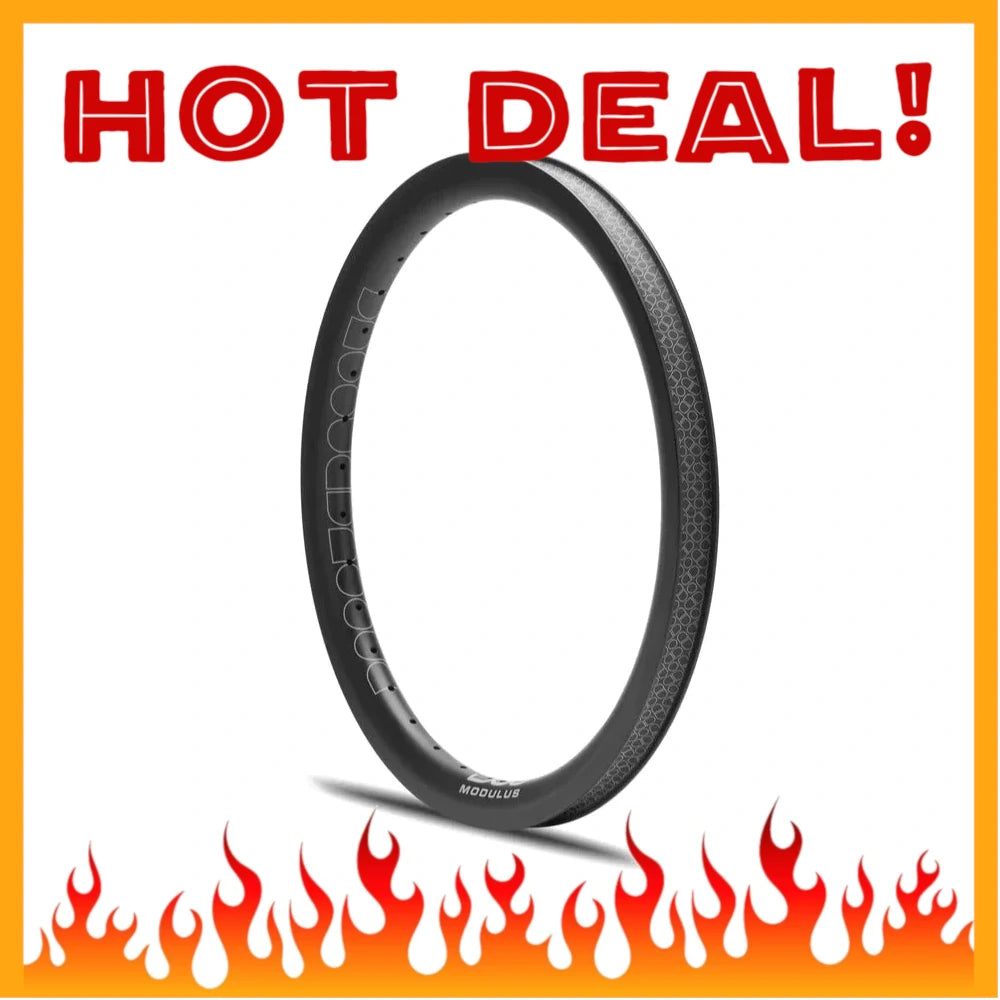 20" (406mm) Duo Modulus Carbon Front or Disc Brake BMX Rim - 36h - Black
