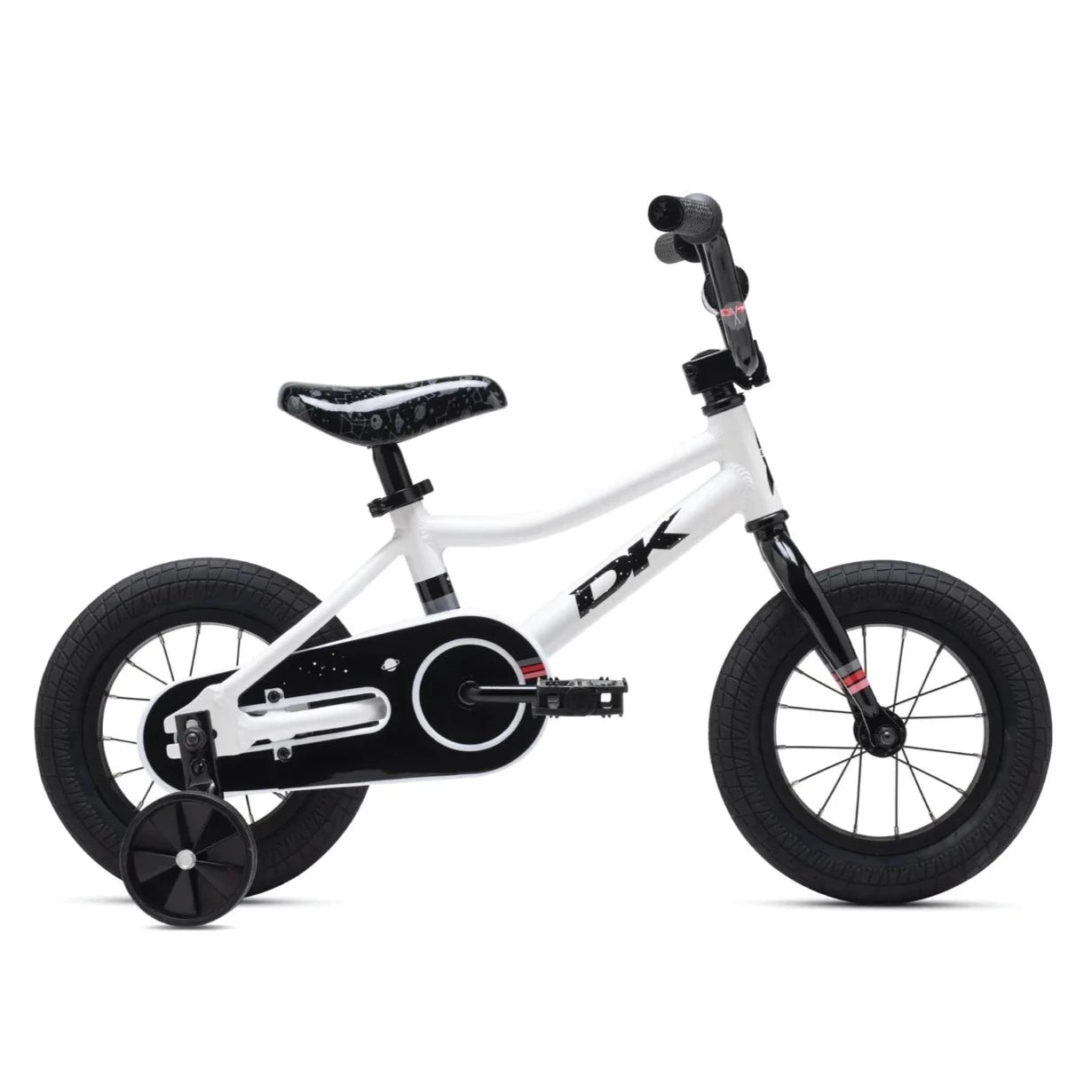 DK Devo 12" Complete BMX Bike - w/ training wheels - White