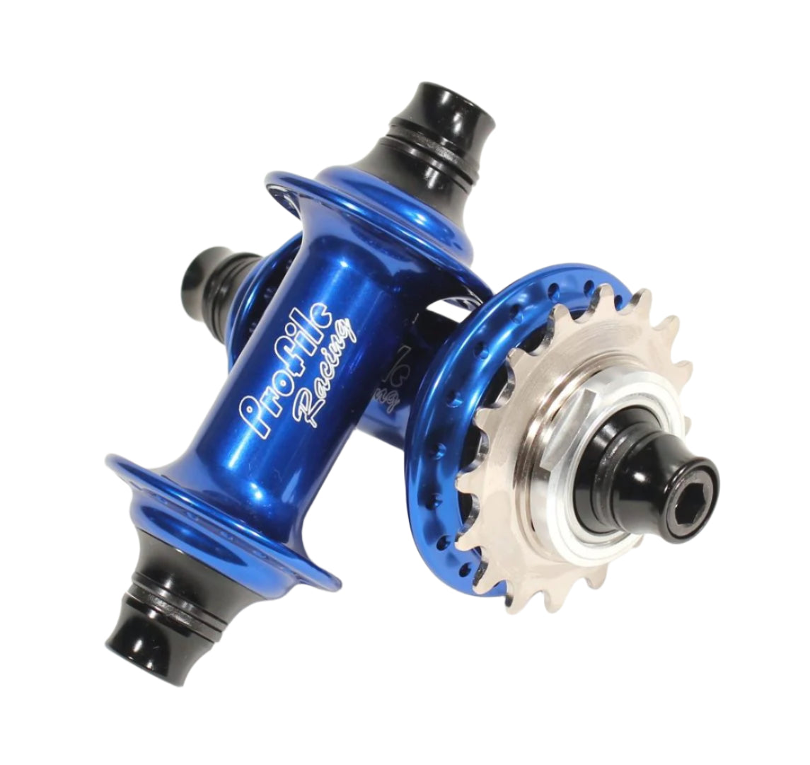 Profile Elite Race Cassette Hubset - Blue - USA Made
