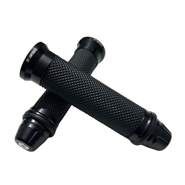 TNT Pro BMX Grips w/ Alumimum Collar & End Cap - Black