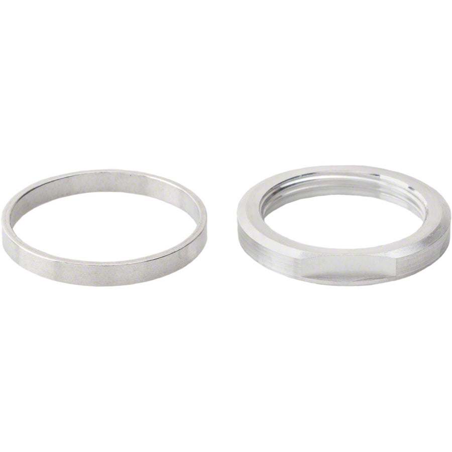 Profile Racing Lockring and Spacer for Cassette Driver - Silver - USA Made