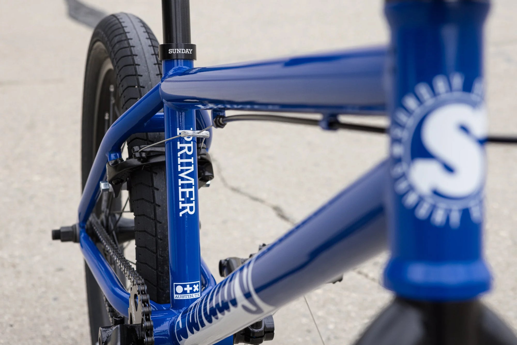 Sunday Primer 20" Complete BMX Bike - 20"TT - Gloss Sunday Blue