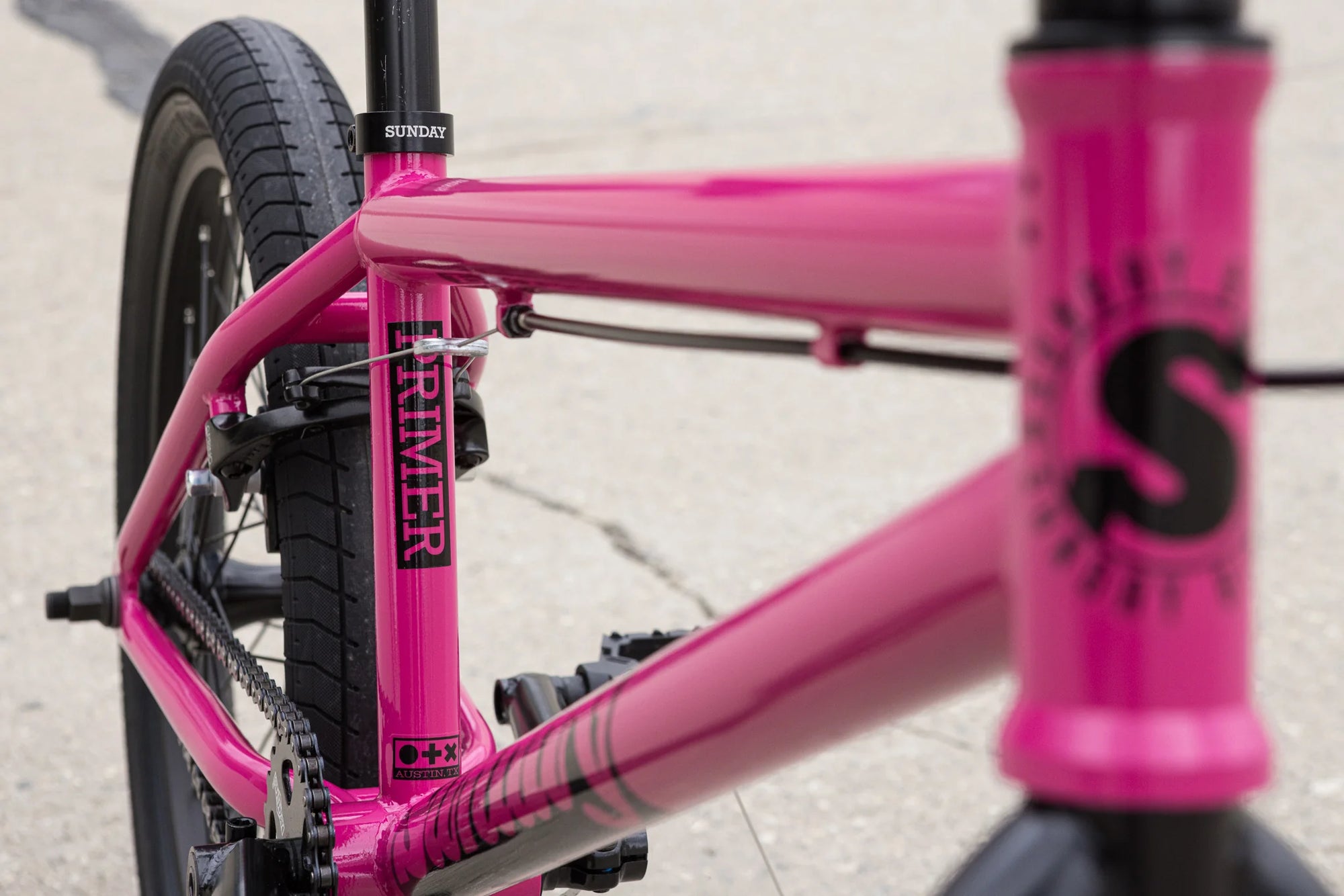 Sunday Primer 20" Complete BMX Bike - 20.5"TT - Gloss Surf Pink
