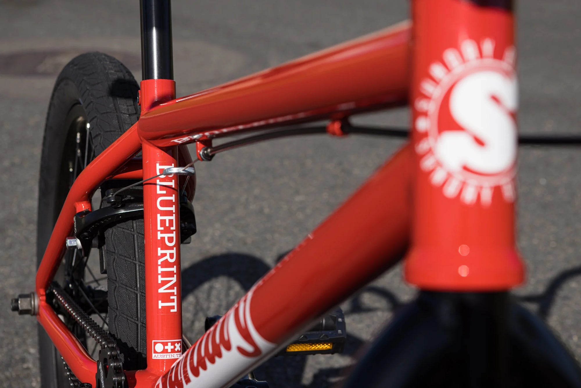 Sunday Blueprint 20" Complete BMX Bike - 20"TT - Gloss Fire Engine Red