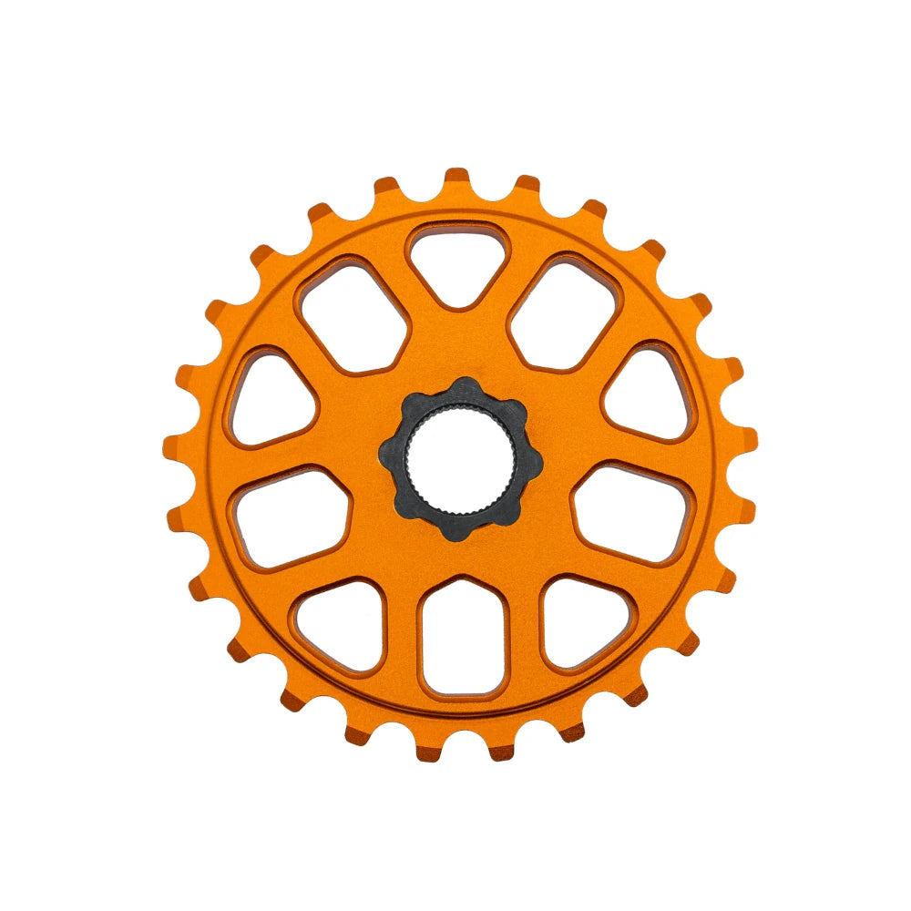 25t Spline Drive Aluminum Sprocket - Orange