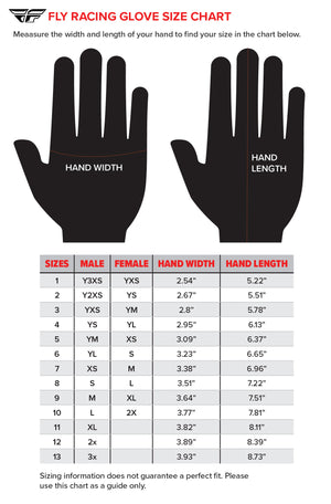 Fly Media BMX Gloves - Size 8 / Men's Small  - Black/Gray