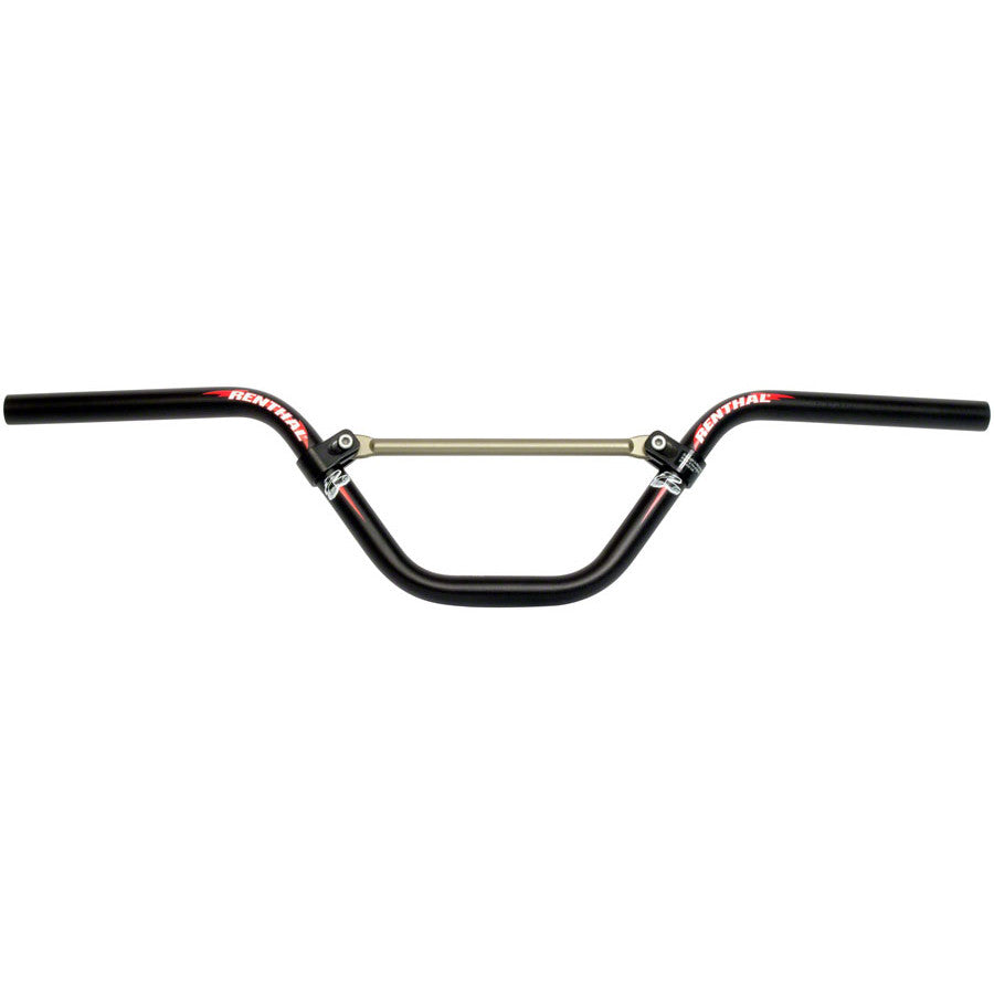 Renthal Moto 24 2pc Aluminum Race BMX Handlebars - 5.5" tall - Black