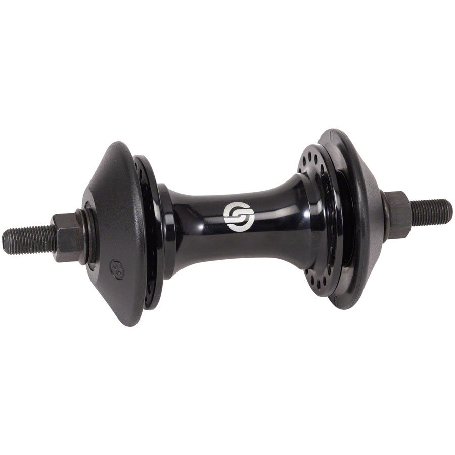 Salt EX Hub Sealed Front BMX Hub - 28H - 3/8" Male - Black w/Guards