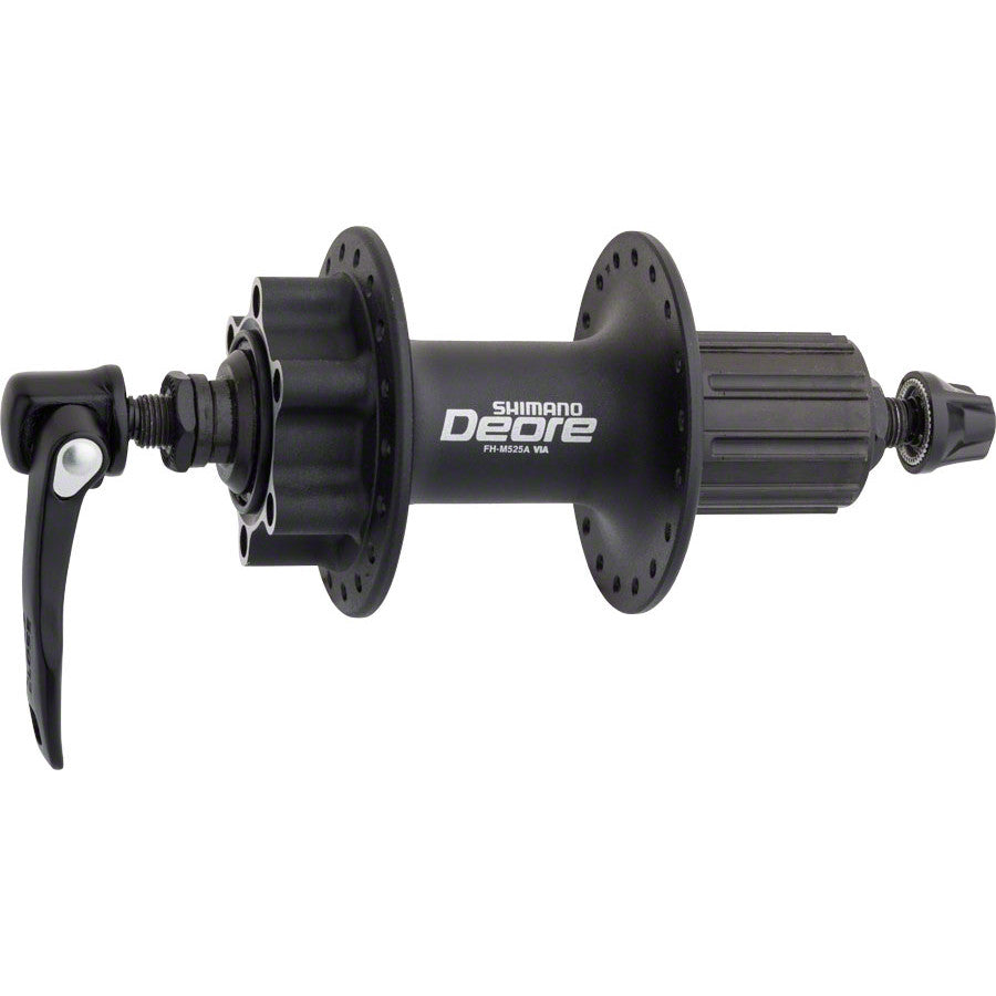 Shimano Deore M525 ATB/Gravel Rear Hub - 135mm Quick Release 8-10spd - 36H - Black