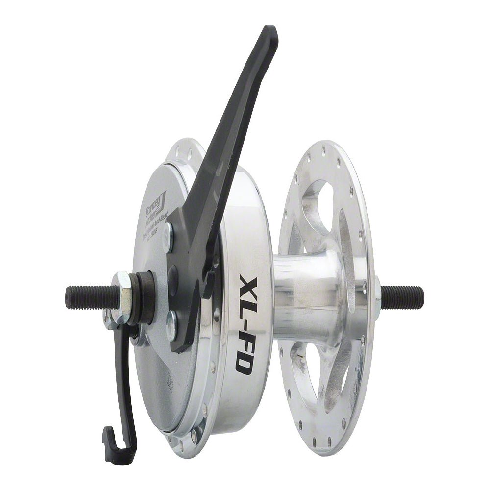 SturmeyArcher XLFD Front Drum Brake Hub 36h Silver
