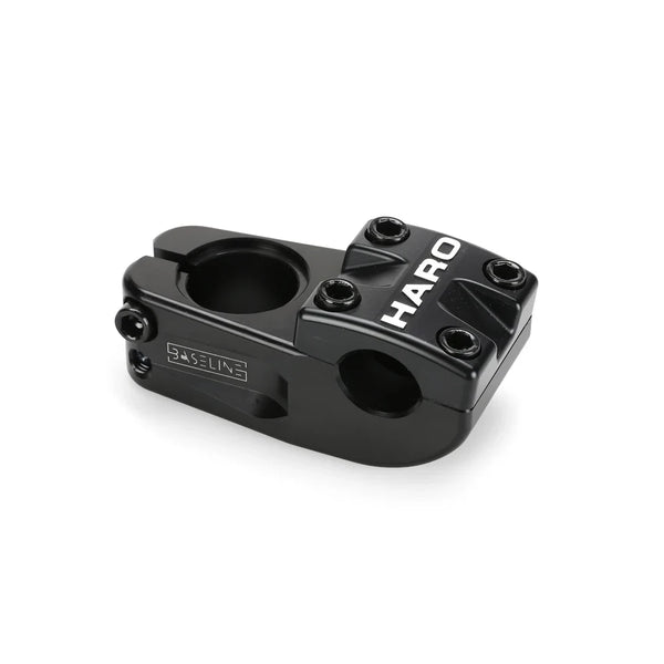 Haro Baseline CNC Top Load BMX Stem - 48mm - Black - BMXGuru.com