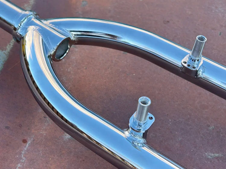 House of Looptail 26" Regressor Chromoly BMX Fork - 1" Threaded - 3/8" - Chrome