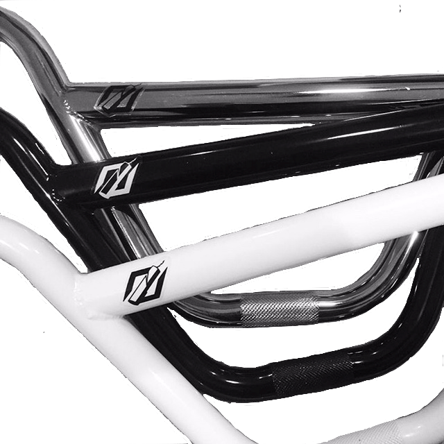 TNT Retro 2pc BMX Handlebars 6.5 White