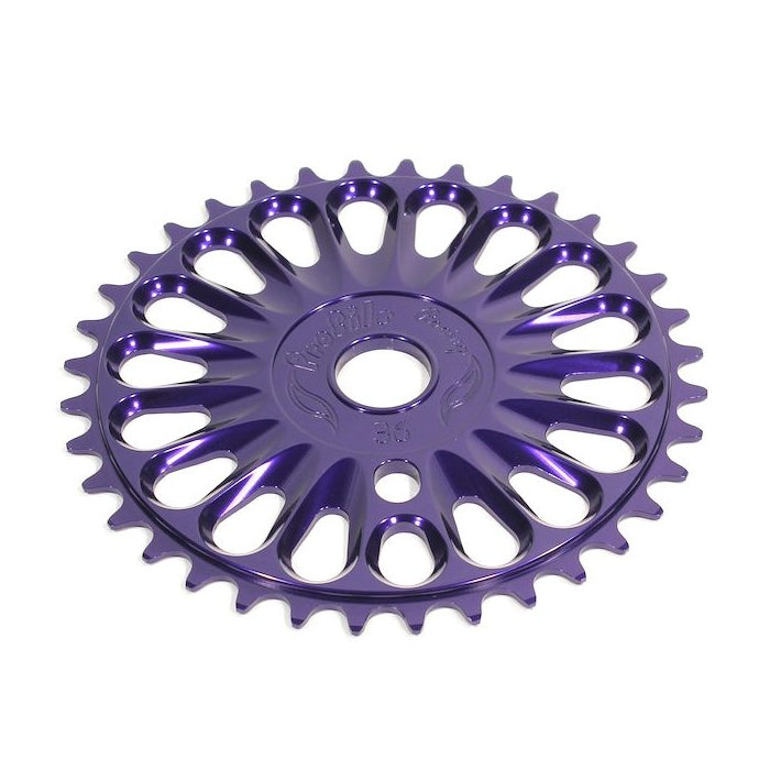 Profile 39t Imperial BMX Sprocket / Chainwheel - Purple - USA Made