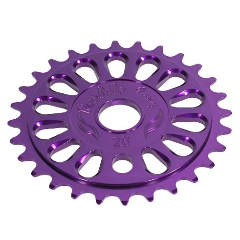 Profile 28t Imperial BMX Sprocket / Chainwheel - Purple - USA Made