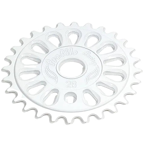 Profile 25t Imperial BMX Sprocket / Chainwheel - White - USA Made