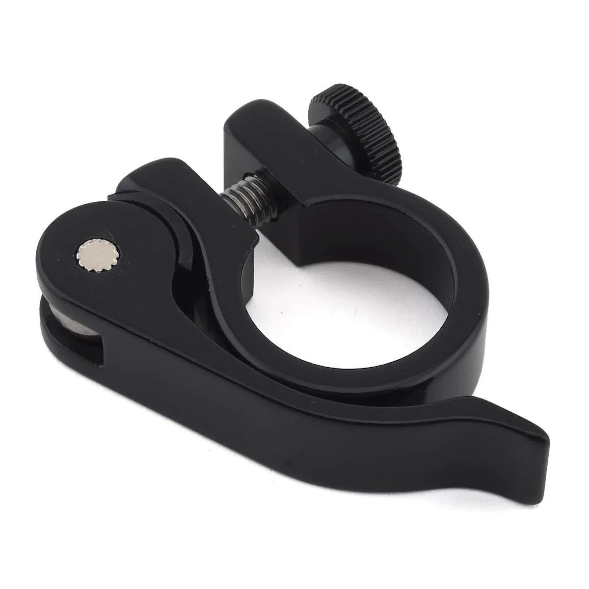 MCS Bicycles BMX Quick-Release Seat Post Clamp - 25.4mm - 1" - Black