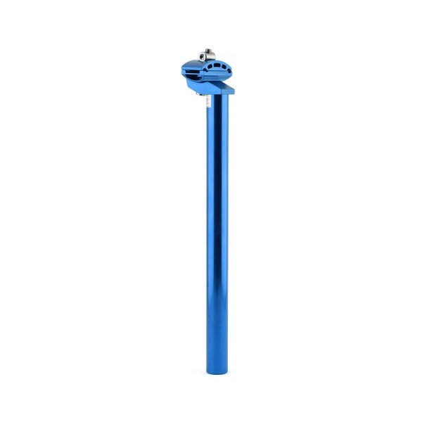 27.2mm MCS Aluminum Micro Adjust Seatpost - 350mm - Blue