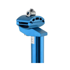 27.2mm MCS Aluminum Micro Adjust Seatpost - 350mm - Blue