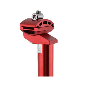25.4mm MCS Aluminum Micro Adjust Seatpost - 350mm - Red