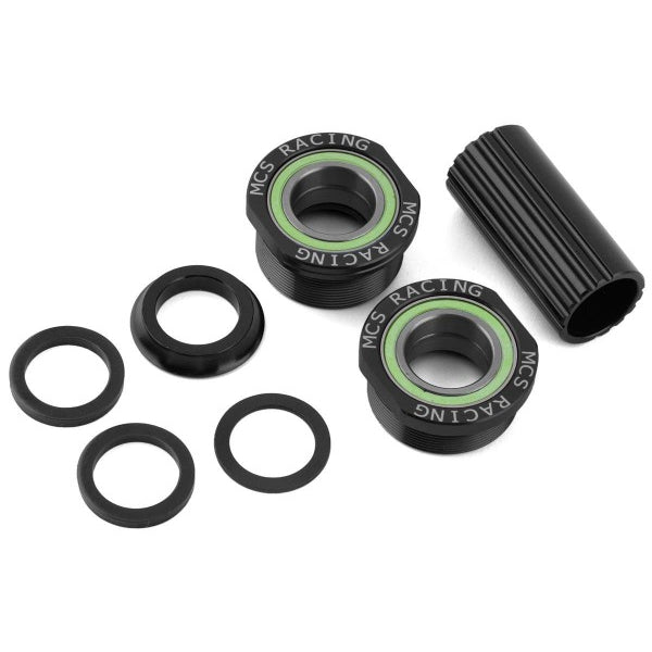 19mm MCS Bicycles Euro BMX Bottom Bracket Set - Black