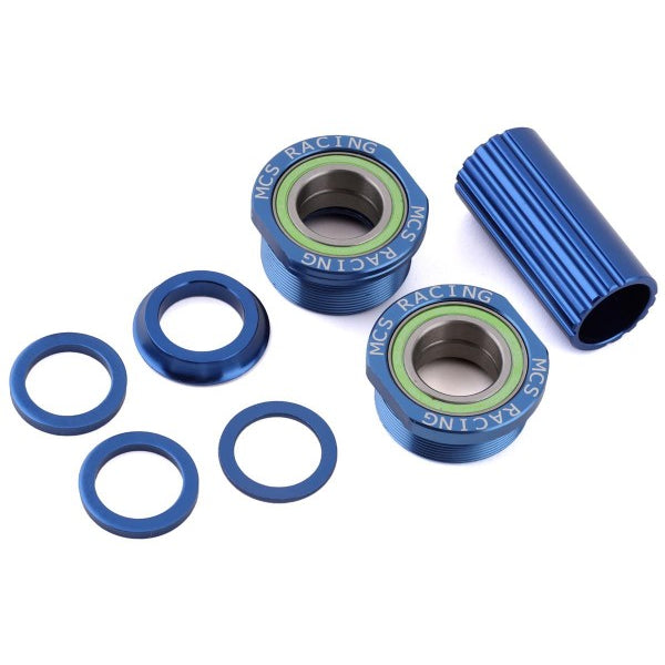 19mm MCS Bicycles Euro BMX Bottom Bracket Set - Blue