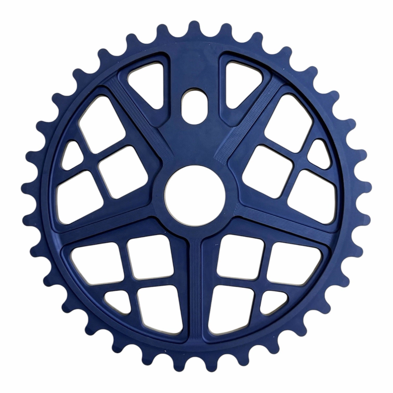S&M Motoman 39t BMX Sprocket / Chainwheel - Blue Groove - USA Made