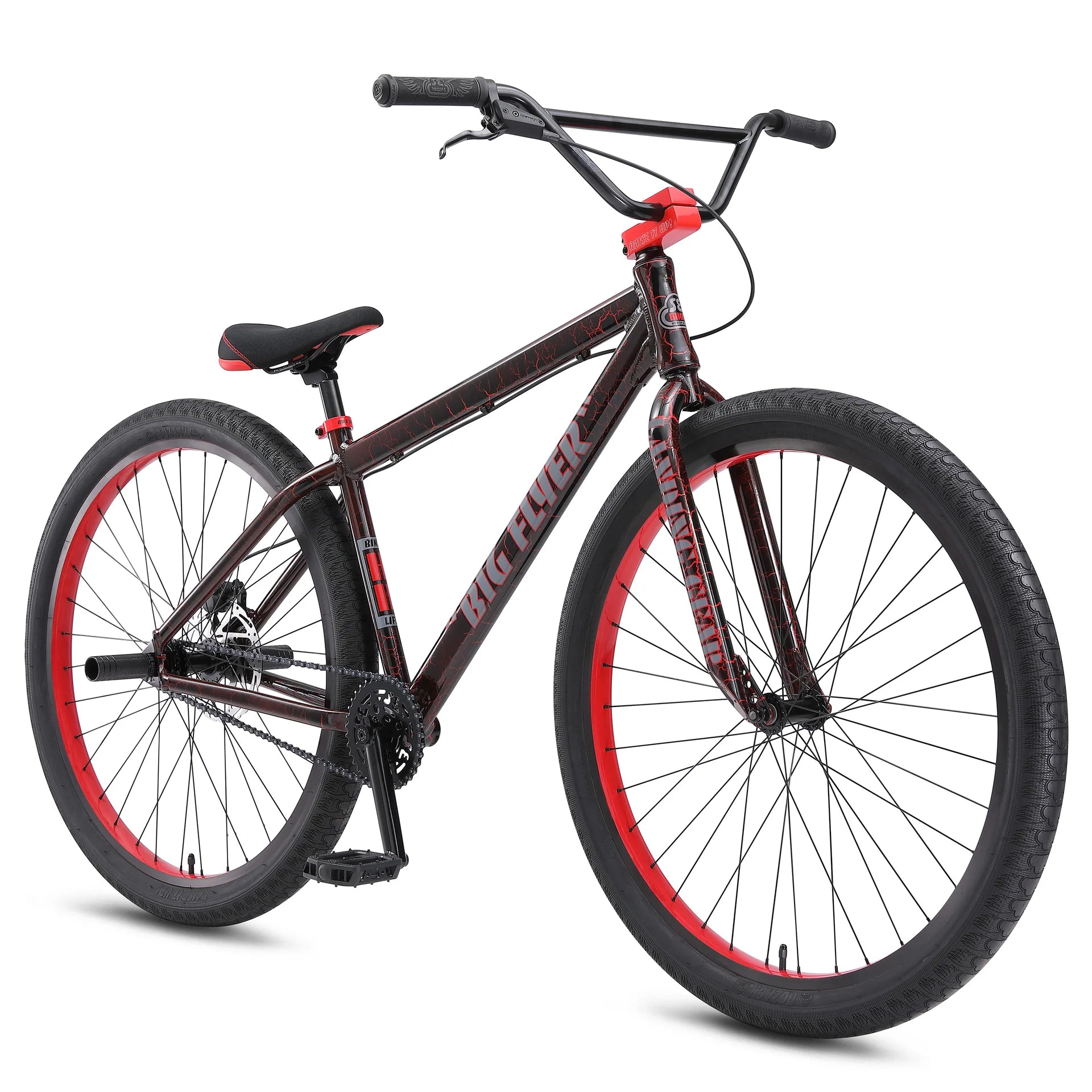SE Bikes Big Flyer HD 29" Big Wheel BMX Bike - Red Crackle *IN STORE PICK-UP ONLY*