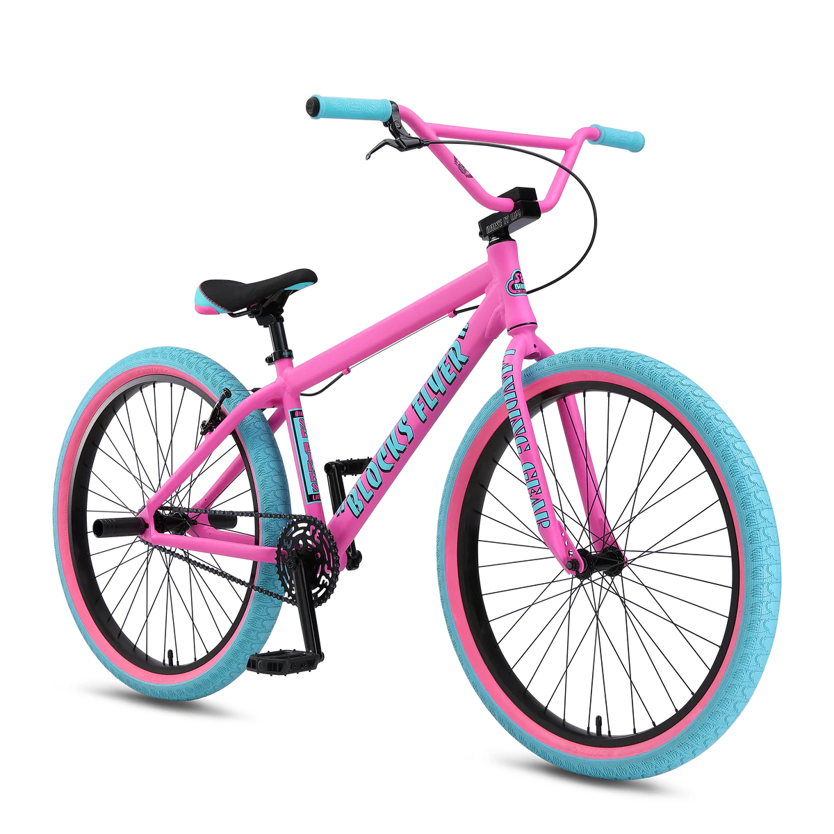 big wheel bmx bicycle 29" Mafia Thrust Bike | Premium Wheelie Bike and the new SE Captive seat provides a secure and comfortable ride SE Bikes Blocks Flyer 26"