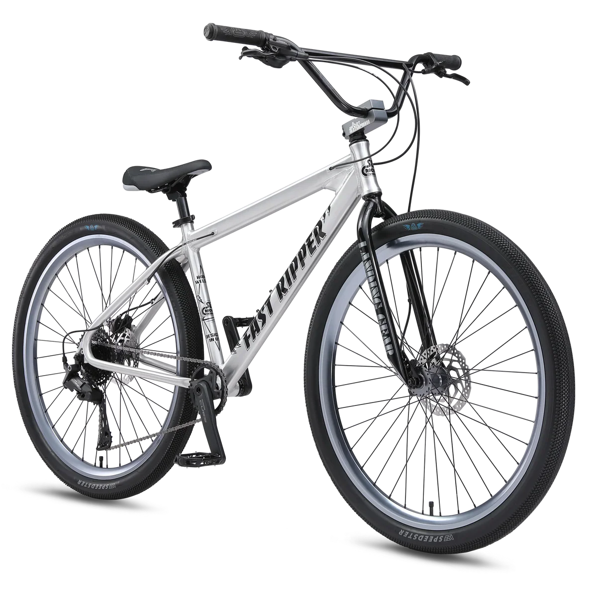 SE Bikes Fast Ripper 29" Big Wheel BMX Bike - Ball Burnished Silver *IN STORE PICK-UP ONLY*