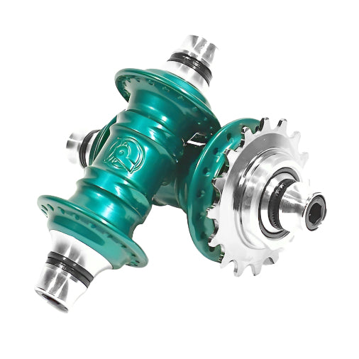 Profile Race Mini Cassette Hubset - 36H - Aqua - USA Made