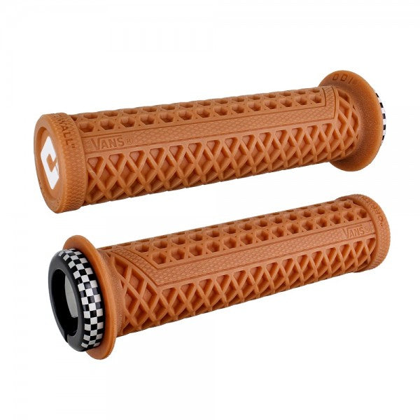 ODI Vans V2.1 LockOn BMX Grips Gum USA Made / C&W Cycle